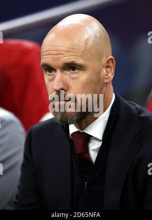 Gestionnaire AJAX Erik ten Hag Banque D'Images