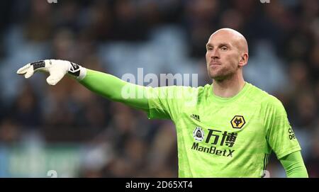 Gardien de Wolverhampton Wanderers John Ruddy Banque D'Images