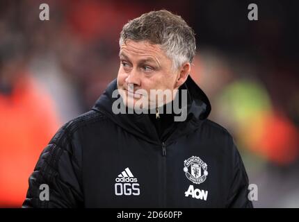 Manager de Manchester United Ole Gunnar Solskjaer Banque D'Images