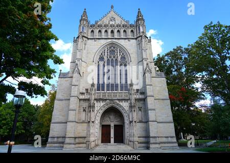 PRINCETON, NJ -30 SEP 2020- vue du campus universitaire de l'Ivy League Princeton University à Princeton, New Jersey, États-Unis. Banque D'Images