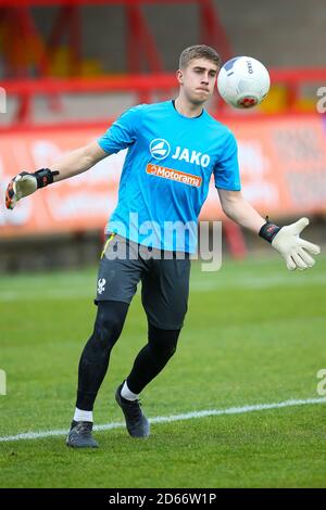 Kidderminster Harriers Tom Palmer pendant le match de la Ligue nationale Nord - Groupe A - au stade Aggborough Banque D'Images