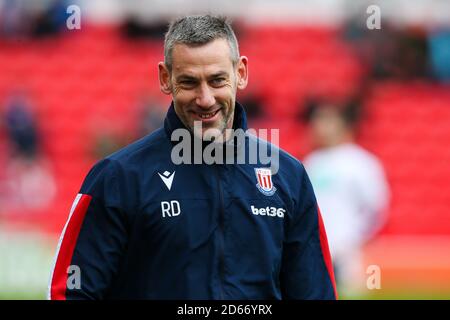 Stoke City's Rory Delap avant le match du championnat Sky Bet au stade de la meilleure 365 Banque D'Images