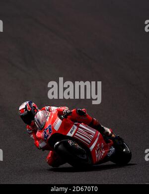 Ducati Marlboro's Casey Stoner (AUS) Banque D'Images