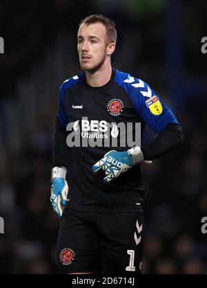 Alex Cairns de Fleetwood Town Banque D'Images