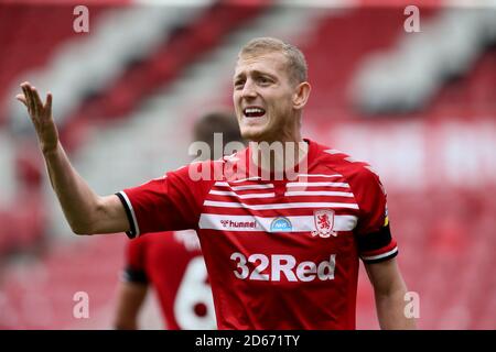 George Saville de Middlesbrough lors du match de championnat Sky Bet au stade Riverside, Middlesbrough Banque D'Images