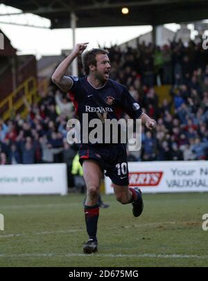 Marcus Stewart de Sunderland célèbre son premier but contre Rotherham Unis Banque D'Images