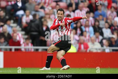 PHOTO DU FICHIER Andy Reid, de Sunderland, a rejoint Sheffield United sous prêt jusqu'au 27 novembre. Andy Reid, Sunderland... Football - Barclays Premier League - Sunderland / Wolverhampton Wanderers - Stade de lumière ... 27-09-2009 ... Sunderland ... Royaume-Uni ... Le crédit photo devrait se lire : John Walton/EMPICS Sport. Référence unique n° 7863116 ... Banque D'Images