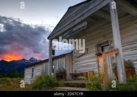 Menor's Ferry General Store, parc national de Grand Teton, Wyoming, États-Unis Banque D'Images