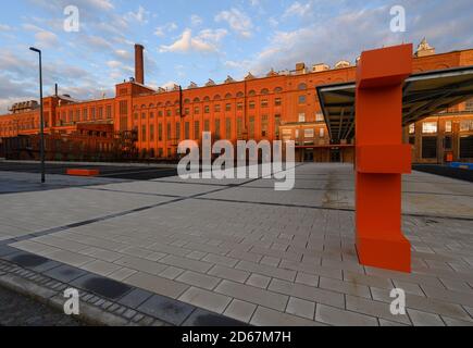 Knappenrode, Allemagne. 12 octobre 2020. Vue du Musée industriel Energiefabrik Knappenrode, l'ancienne usine de briquettes, aujourd'hui l'un des quatre sites du Musée industriel de Saxe. Après une phase de reconstruction de trois ans, l'usine d'énergie ouvre le 16 octobre 2020 avec une nouvelle exposition permanente et de nouveaux terrains extérieurs. Credit: Robert Michael/dpa-Zentralbild/dpa/Alay Live News Banque D'Images