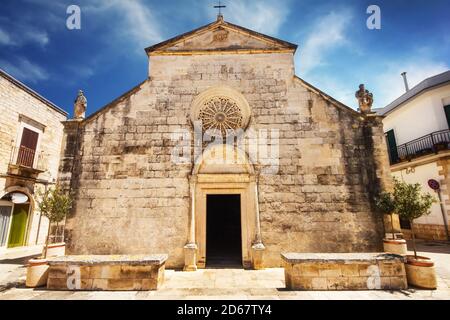 Église de Madonna della Greca à Locorotondo, Puglia, Italie Banque D'Images