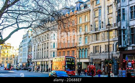 Whitehall Street, Westminster. Londres, Angleterre Banque D'Images