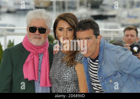 17 mai 2019 - appel photo de la douleur et de la gloire à Cannes pendant le Festival du film de Cannes 2019. Banque D'Images