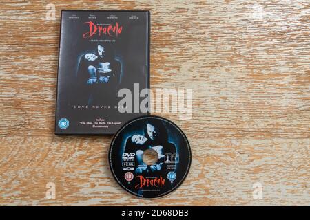 Sortie DVD de Francis Ford Coppola Dracula Banque D'Images