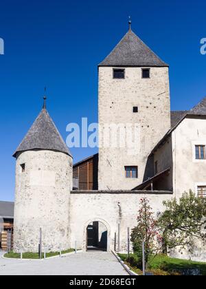 Musée Ladin au château Thurn - Castel Tor - Ciastel de Tor à Saint-Martin à Thurn - San Martino à Badia dans la vallée de Gader - Badia dans les Dolomites Banque D'Images