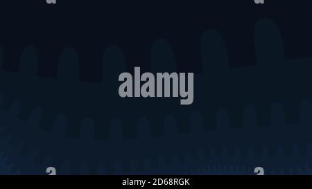 Arrière-plan coloré de la scène nocturne d'Halloween. Banque D'Images