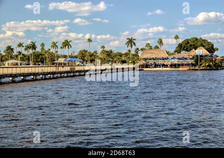 Cape Coral Yacht Club Community Park, Floride Banque D'Images