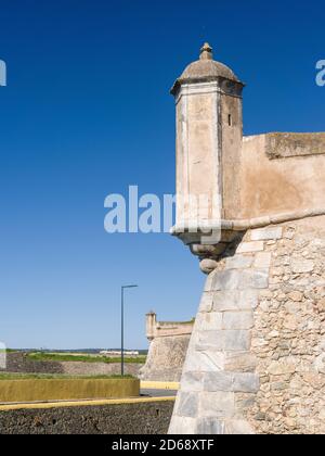 Fort Santa Luzia, la plus grande fortification préservée du XVIIe siècle dans le monde. Elvas dans l'Alentejo près de la frontière espagnole. Elvas est liste Banque D'Images