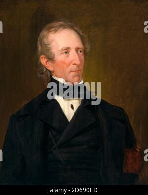 John Tyler (1790-1862), est le dixième président des États-Unis, portrait peint par George Peter Alexander Healy, 1842 Banque D'Images