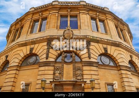 The Sheldonian Theatre, Oxford, Angleterre, Royaume-Uni Banque D'Images