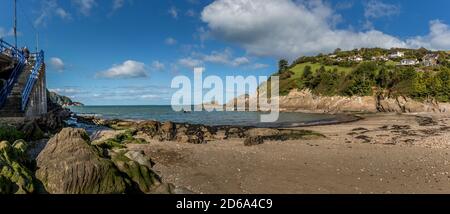 Combe martin sur la côte nord du devon au Royaume-Uni Banque D'Images