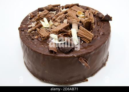 Gâteau de célébration de Cadbury Flake Banque D'Images
