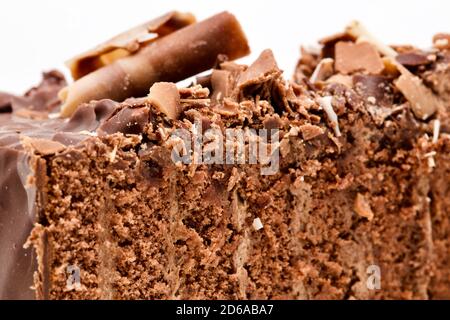 Gâteau de célébration de Cadbury Flake Banque D'Images