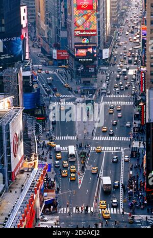 Times Square, New York Banque D'Images