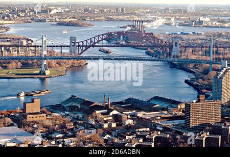 Hell Gate, Queens, New York, États-Unis Banque D'Images