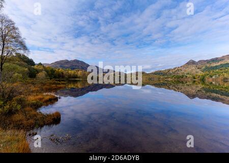 Loch Achray, les Trossachs, Écosse Banque D'Images