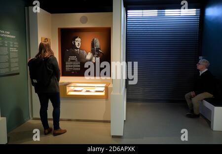 Exposition de Charles de Gaulle 'l'homme du 18 juin 1940' dans le Musée de la libération de Paris.Paris.France Banque D'Images