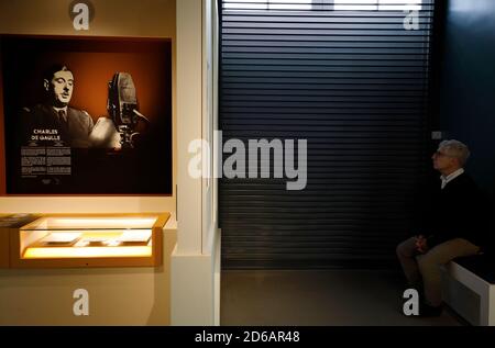 Exposition de Charles de Gaulle 'l'homme du 18 juin 1940' dans le Musée de la libération de Paris.Paris.France Banque D'Images