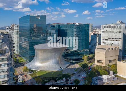 Musée Soumaya et Musée Jumex à Mexico, Mexique Banque D'Images