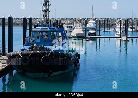 MacKay, Queensland, Australie - juin 2020 : bateau à remorqueurs amarré à la marina Banque D'Images