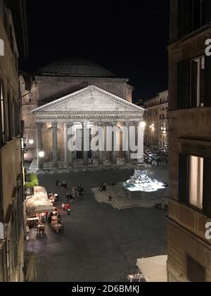 Panthéon à Rome avec les 2000 ans, mais toujours le plus grand dôme en béton non renforcé au monde Banque D'Images