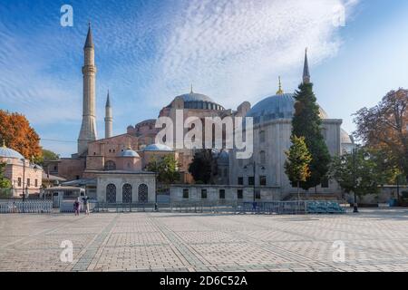 Grande mosquée Sainte-Sophie à Istanbul, Turquie. Banque D'Images