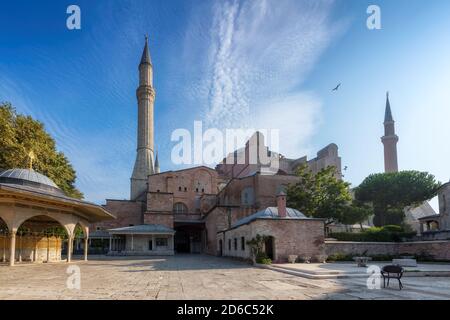 Grande mosquée Sainte-Sophie à Istanbul, Turquie. Banque D'Images