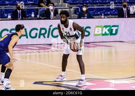 Oward Sant-Roos de Panathinaikos OPAP pendant l'Euroligue Turkish Airlines Match de basket-ball entre le FC Barcelona et l'OPAP Panathinaikos le mois d'octobre Banque D'Images