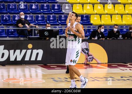 Onstantinos Mitoglou de Panathinaikos OPAP pendant l'Euroligue Turkish Airlines Match de basket-ball entre le FC Barcelone et l'OPAP Panathinaikos le octobre Banque D'Images