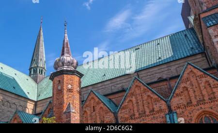 Cathédrale de Ribe ou cathédrale notre-Dame-de-Maria, Danemark Banque D'Images