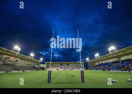 Vue générale du stade Halliwell Jones Banque D'Images