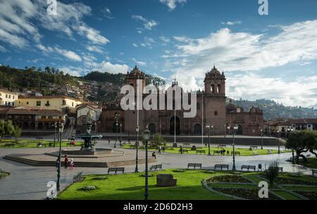 Plaza de Armas, Cusco, Perù Banque D'Images