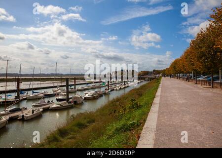 Le Crotoy à Baie de somme, Picardie, France, Europe. Photo D.V. Banque D'Images