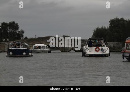 voile sur les Norfolk Broads Banque D'Images