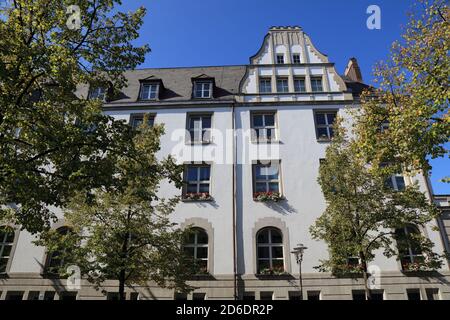 Gladbeck, Allemagne. Bâtiment de l'hôtel de ville (Rathaus) - gouvernement local. Banque D'Images