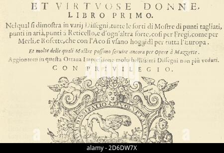 Corona delle Nobili et Virtuose donne : libre I-IV, 1601. Banque D'Images