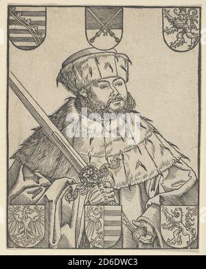 Copie de John Frederic le magnanime, dans les robes électorales. Banque D'Images