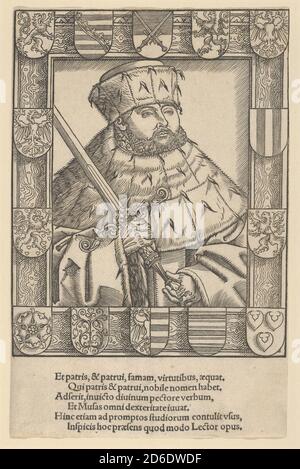 Copie de John Frederic le magnanime, dans les robes électorales. Banque D'Images
