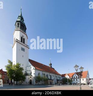 Ville église Saint-Marien à celle, Basse-Saxe, Allemagne Banque D'Images