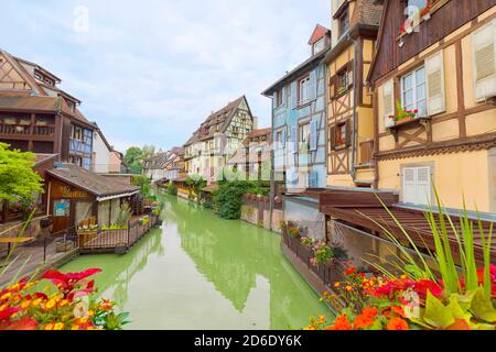 Petite Venise, Colmar, Alsace, France Banque D'Images