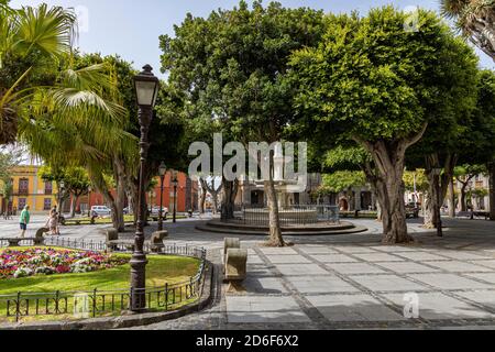 'Plaza del Adelantado' - place centrale de San Cristobal de la Laguna, Tenerife, Espagne Banque D'Images